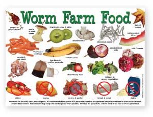 Worm farm food book